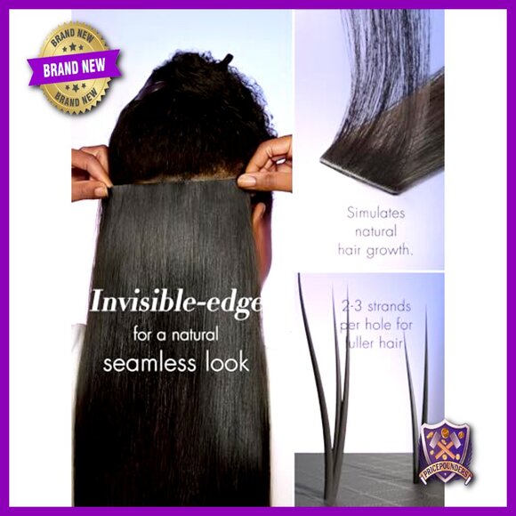 14 Inch Human Hair Clip-In Extensions, 6 Piece Set, 110g
